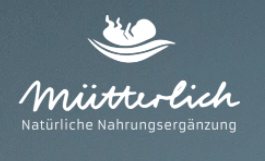 Mütterlich - Natürliche Nahrungsergänzung Logo